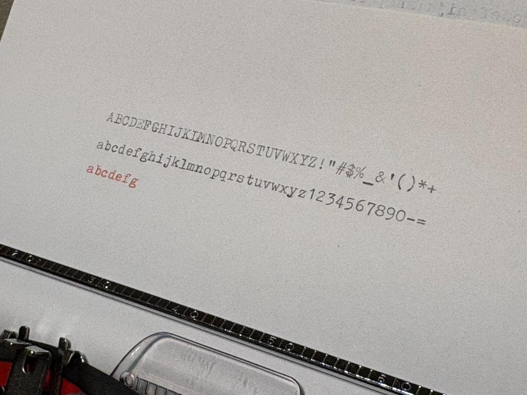 ウチダ ポータブル タイプライター UCHIDA H-2000 取扱説明書付