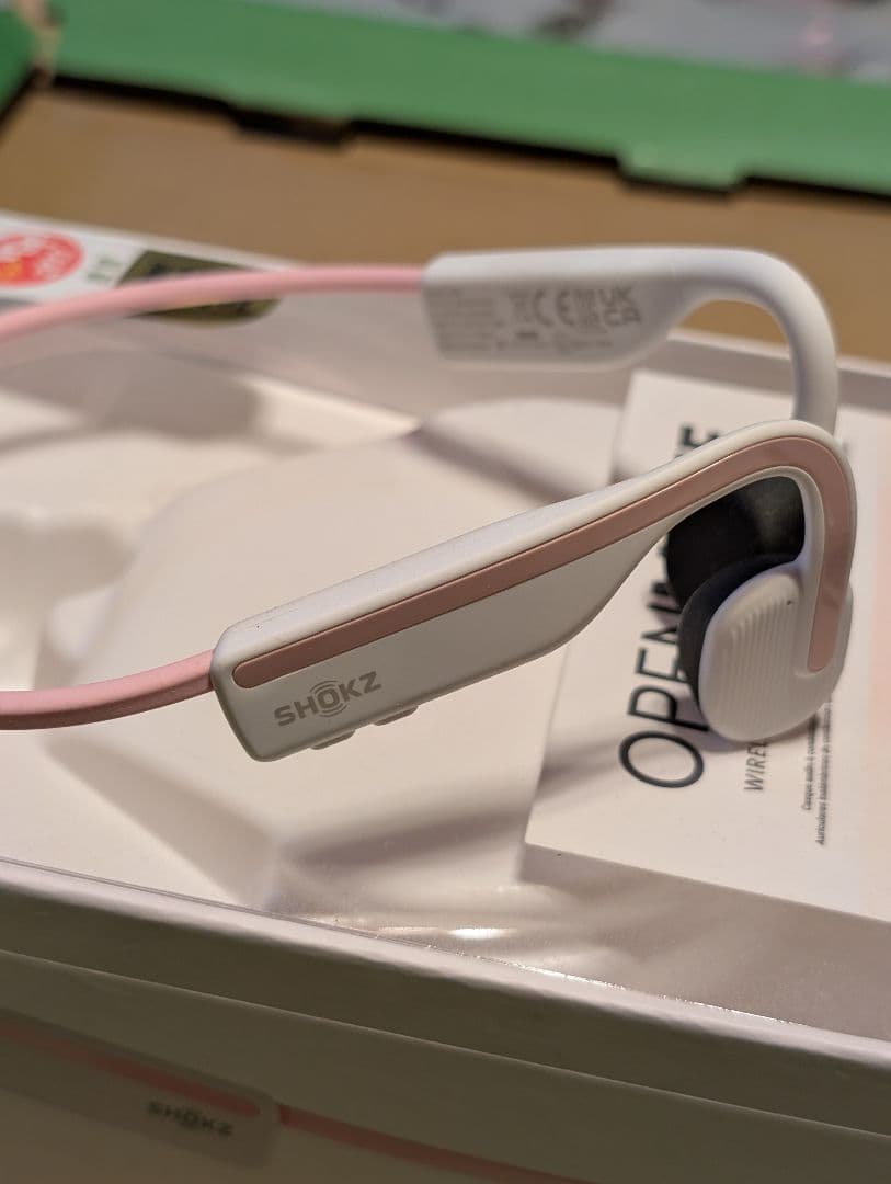 SHOKZ OpenMove ピンク 骨伝導イヤホン