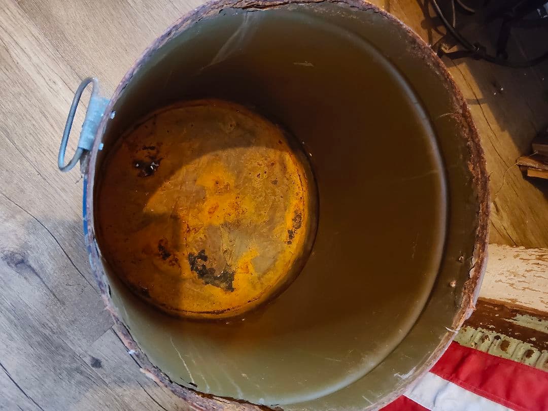 vintage Trash Can インダストリアル ドラム缶 Junk