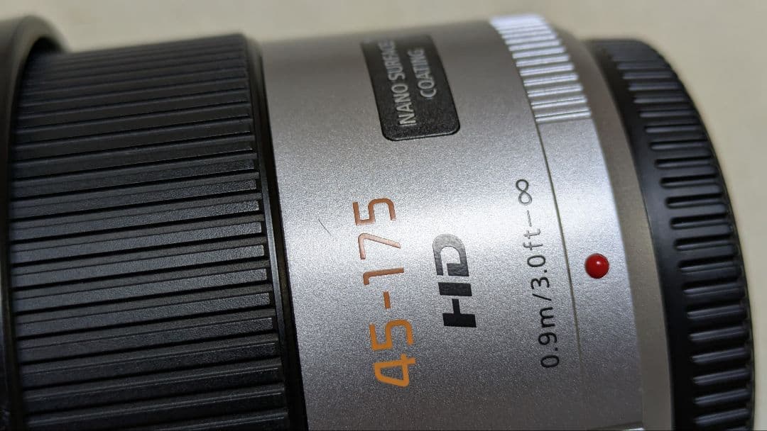 LUMIX PZ45-175 電動ズームレンズ シルバー パナソニック