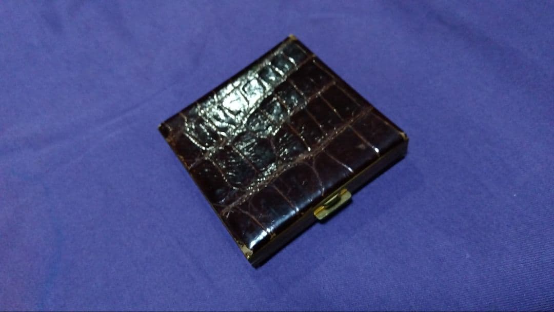 ダンヒルクロコダイル コンパクトミラーDunhill ダンヒル鏡 Dunhill