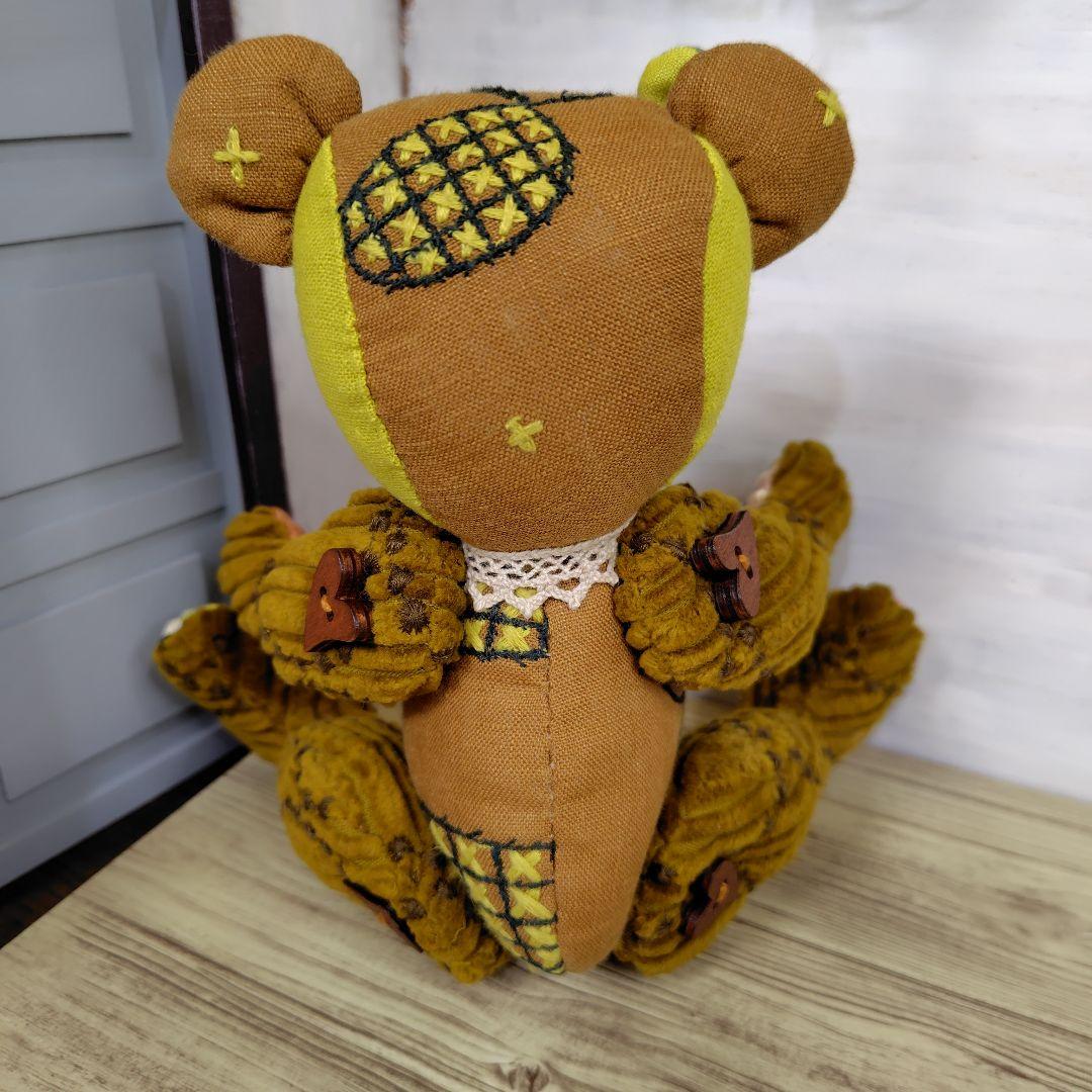 ミナペルホネン＊ハンドメイド＊ぬいぐるみ＊テディベア＊58