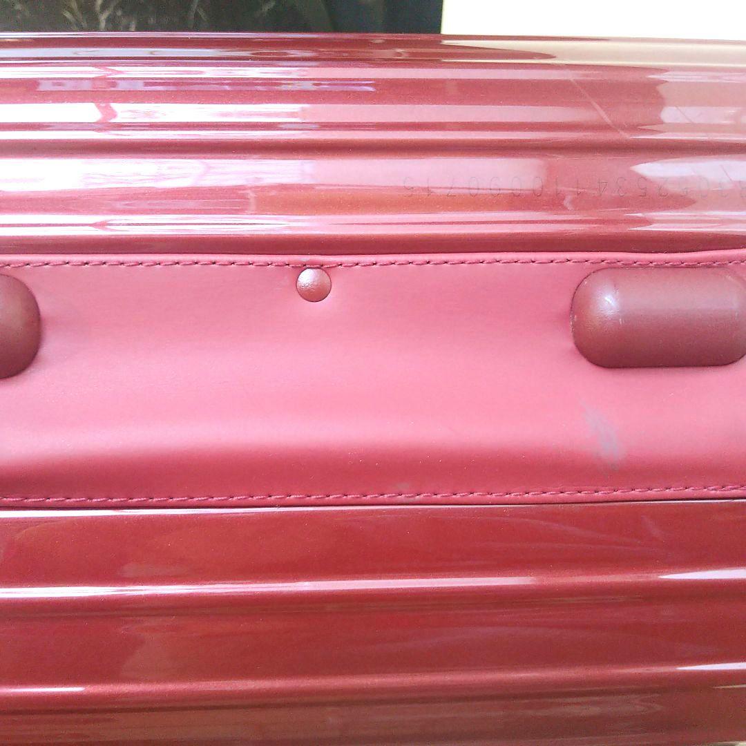 ✨RIMOWAサルサデラックス４輪✨機内持込✨オリエンタルレッド赤マニュアル付