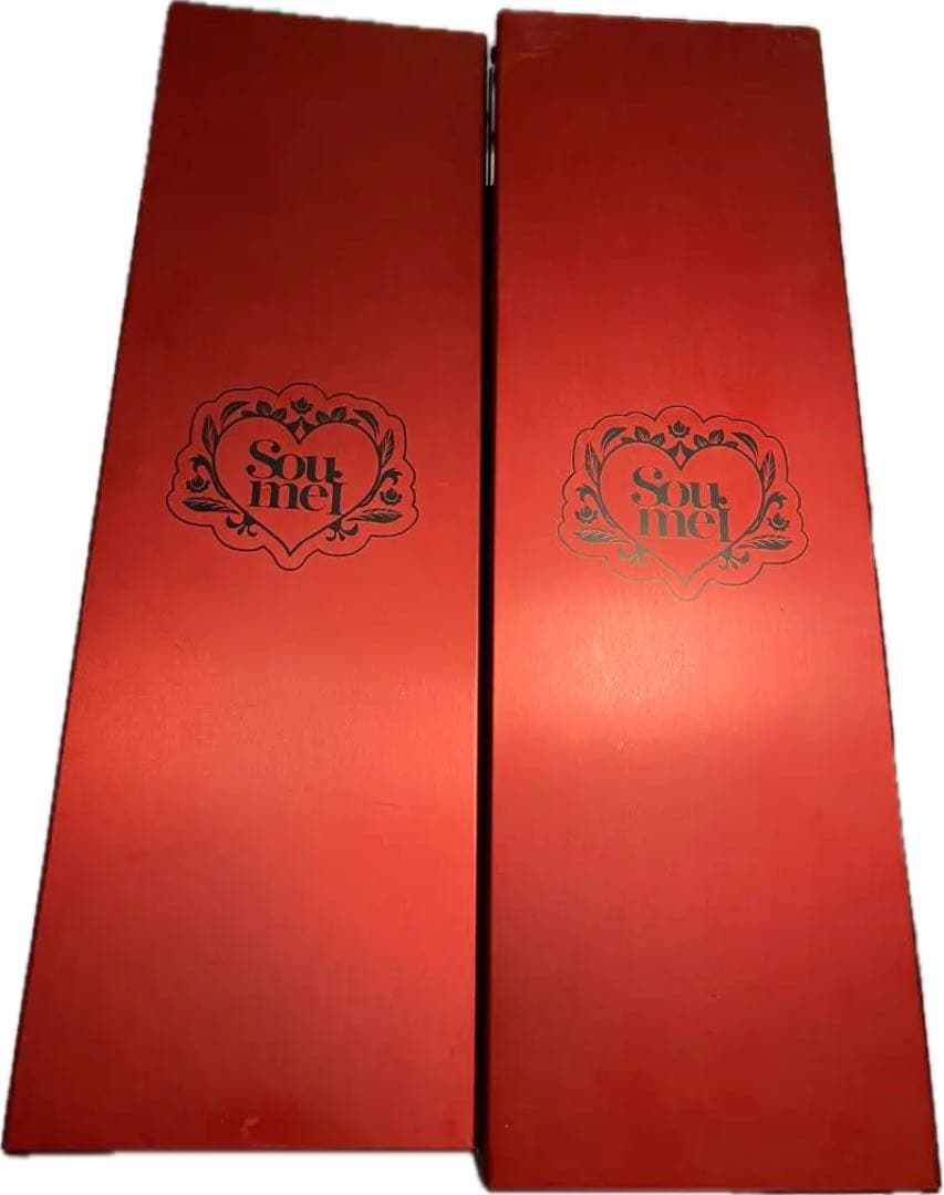 空箱　ソウメイ 赤2箱セット　バラ売り可　Soumei 収納　ボックス　箱のみ