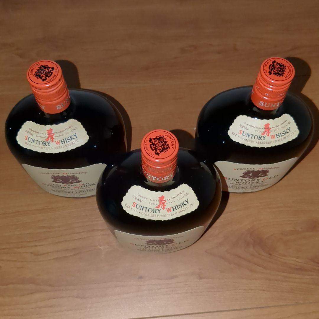 SUNTORY OLD WHISKY 760ml 43%　 特級3本セット
