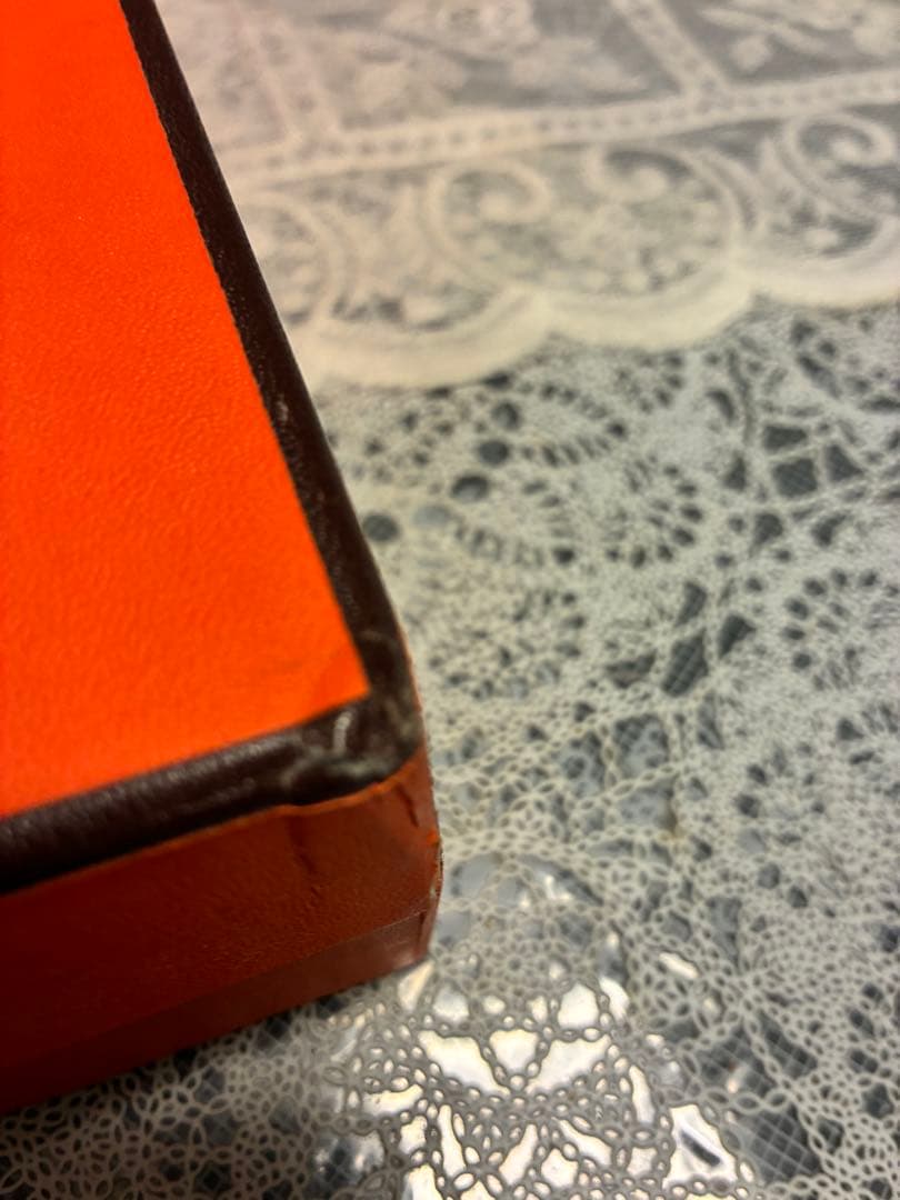 HERMES ボックス オレンジ