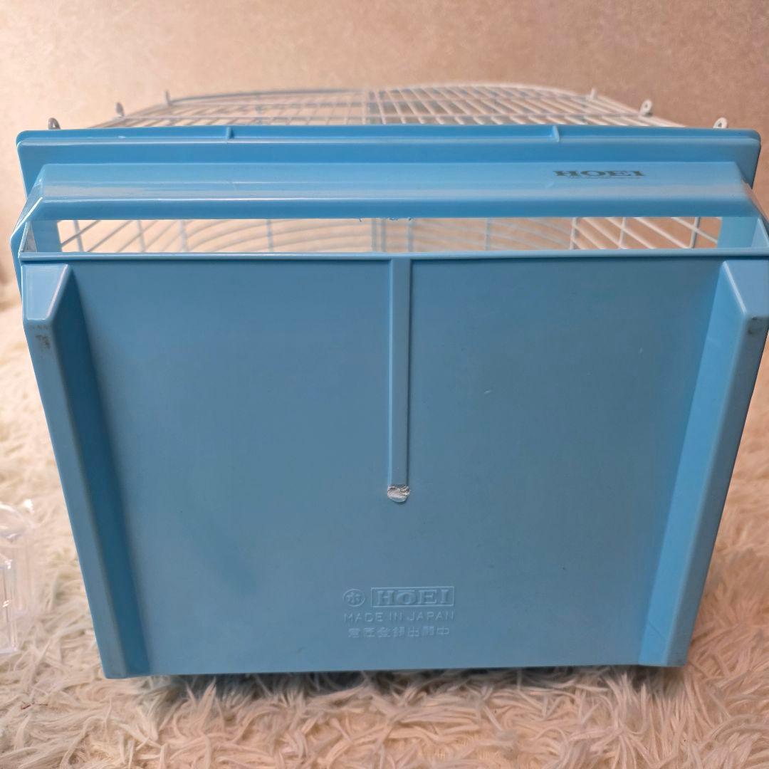 鳥かご ケージ HOEI 101アーチ手のり パステルブルー