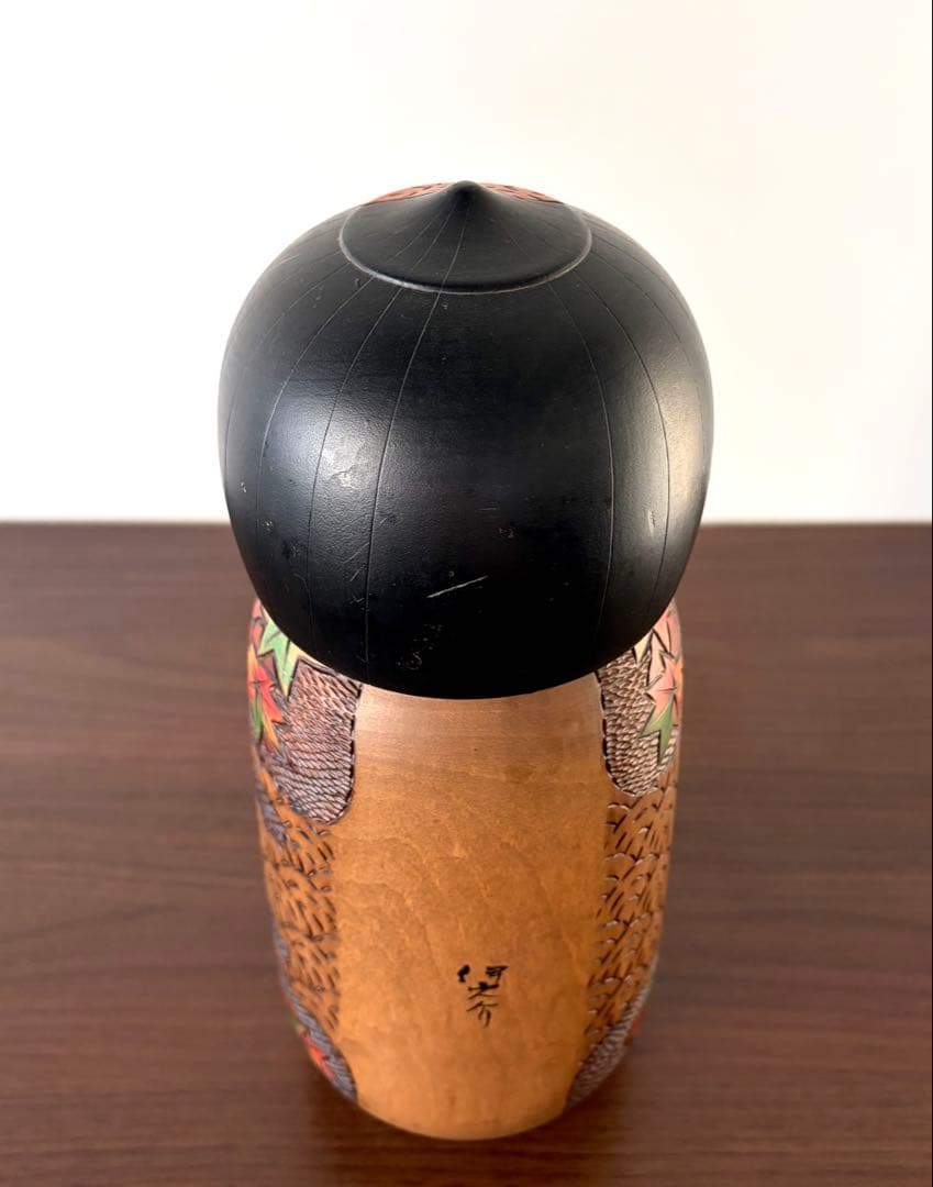 小林 伊之介 Inosuke 創作 こけし kokeshi 人形 紅葉 伊之助