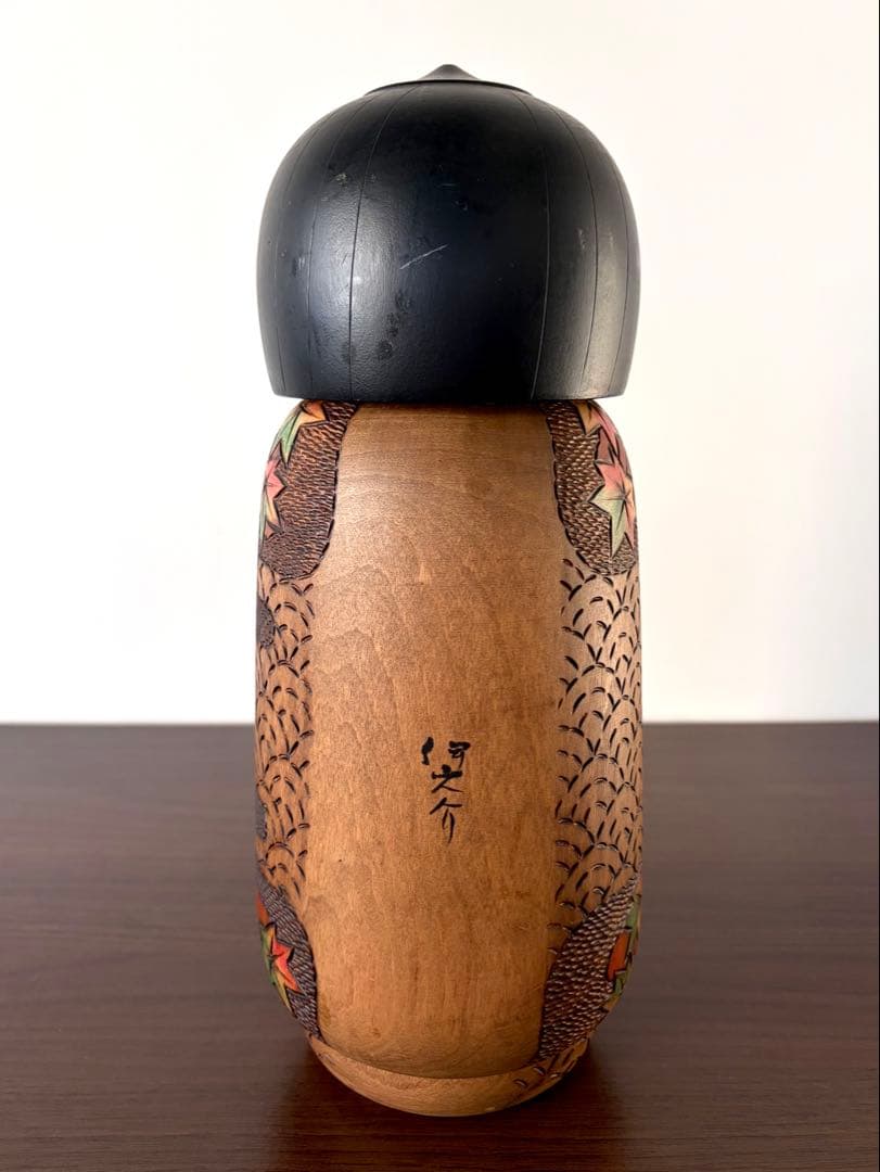 小林 伊之介 Inosuke 創作 こけし kokeshi 人形 紅葉 伊之助
