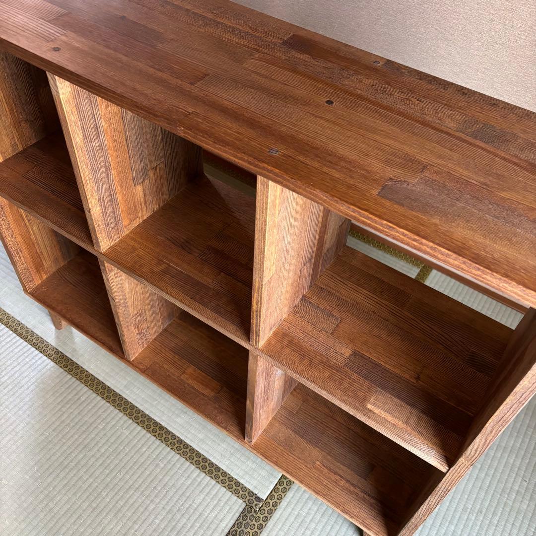 ハンドメイド　脚付き本棚・オープンシェルフ　オーダー受け付けます