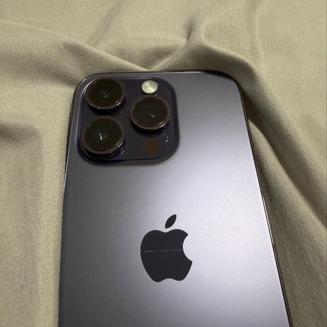 iPhone14pro ディープパープル256GB 本体 美品