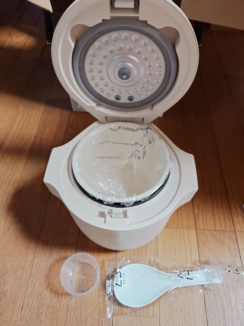 炊飯器　récolte Compact Rice Cooker ホワイト