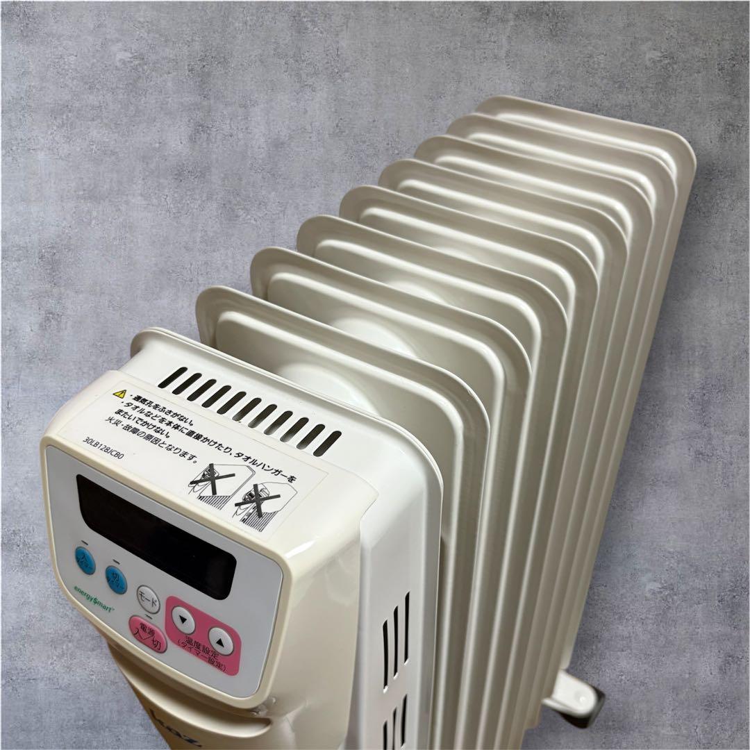 美品 KAZ オイルヒーター KCV1210 8畳 タオルハンガー付