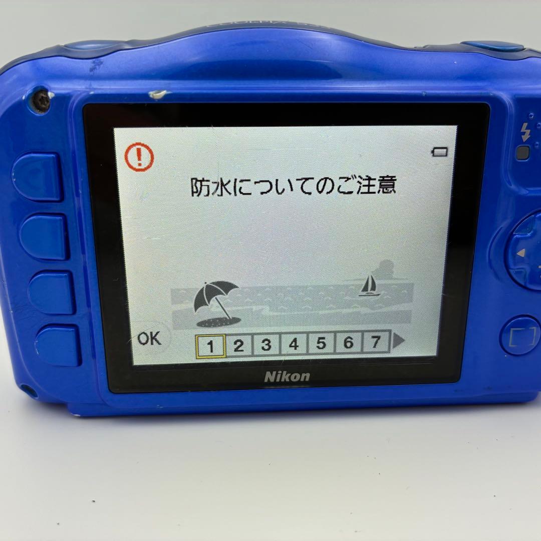 美品★ Nikon COOLPIX S33 コンデジ 防水 カメラ