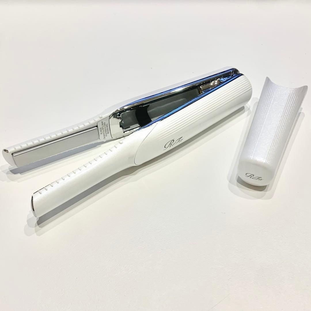 リファフィンガーアイロン ST コードレスアイロン 白