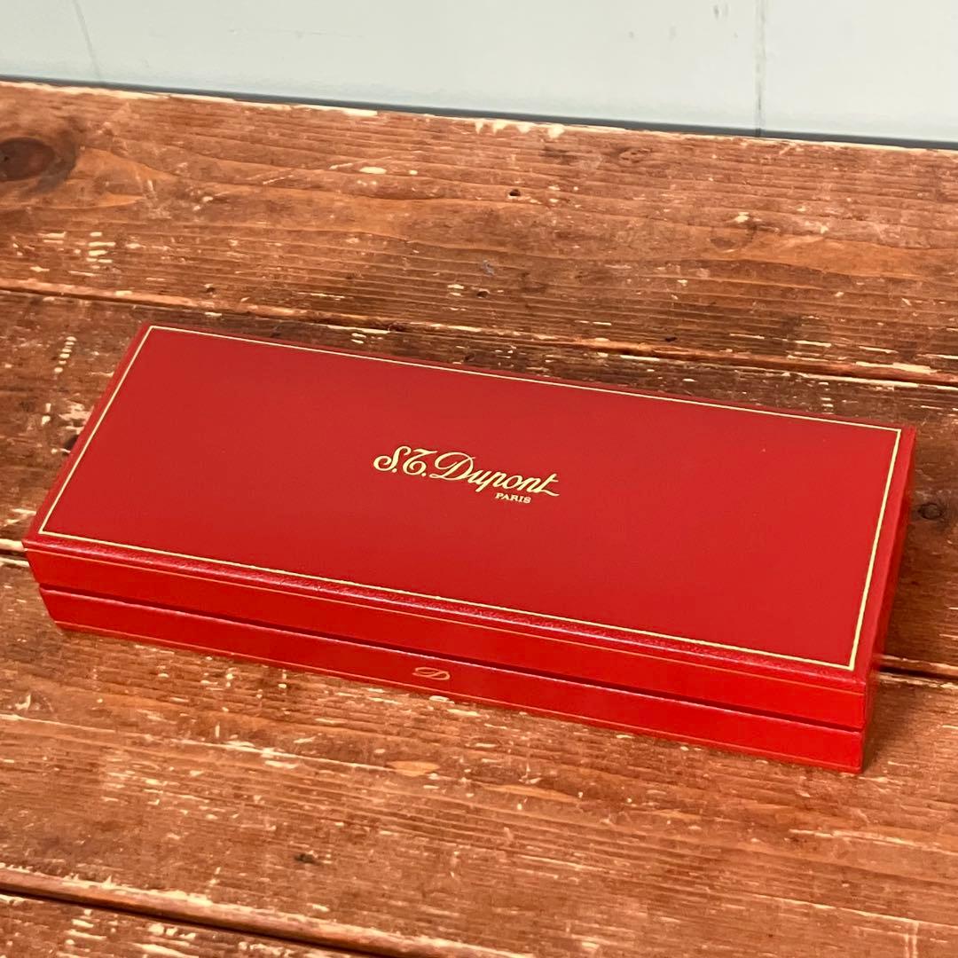 S.T. Dupont エステーデュポン　ボールペン　刻印入り　ネイビー