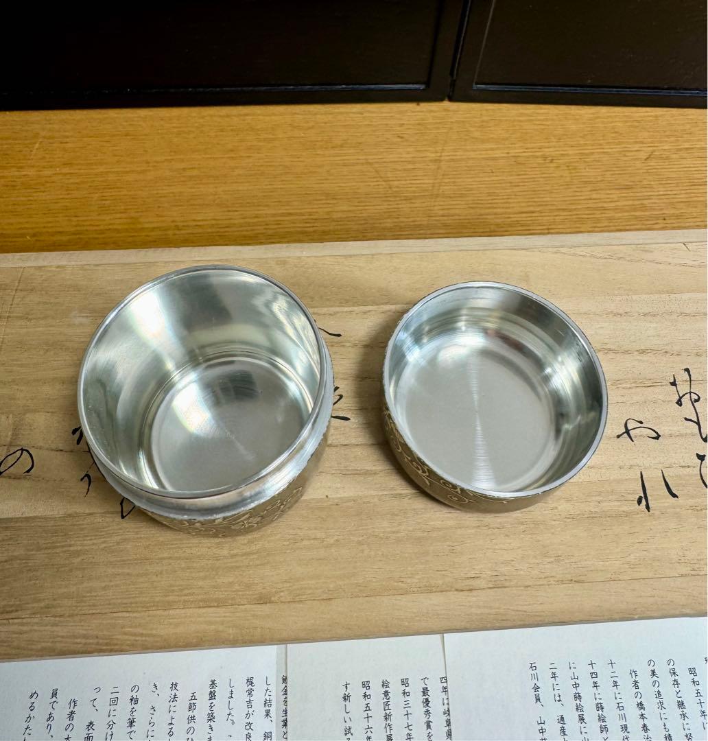 フランクリン画廊　五節供　オリジナル棗揃　未使用品　共箱　共布　紹介栞