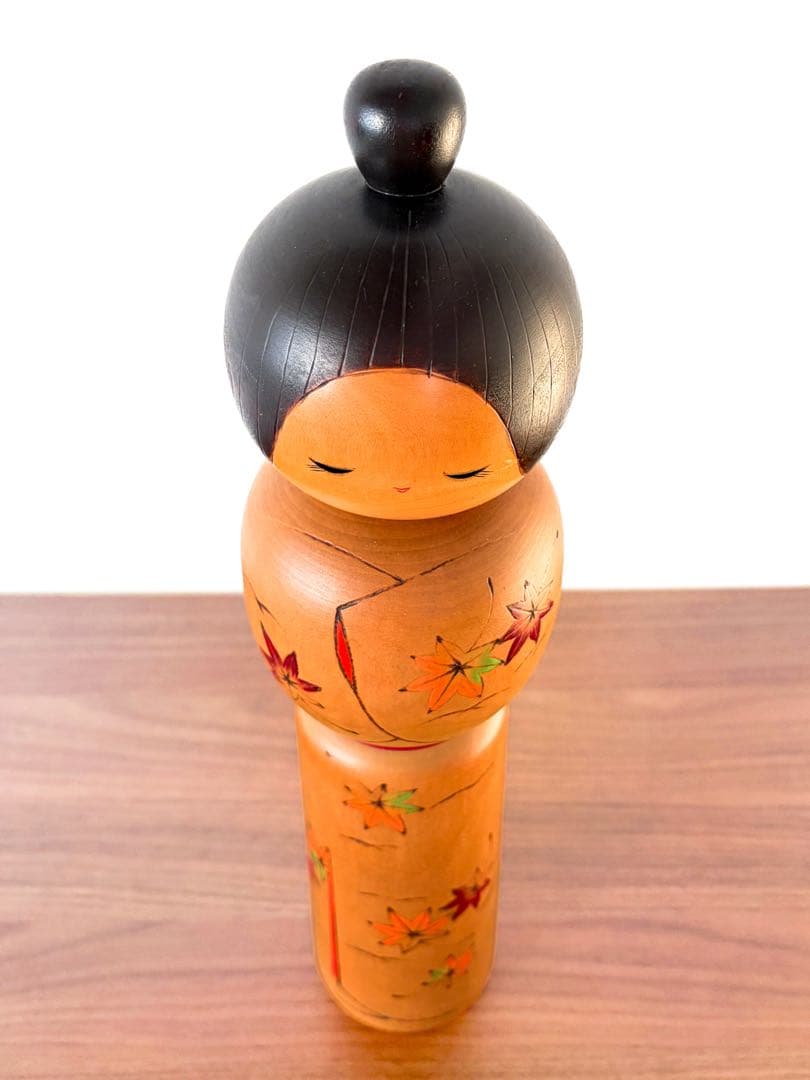 岸 貞男 Sadao 創作 こけし creative kokeshi doll