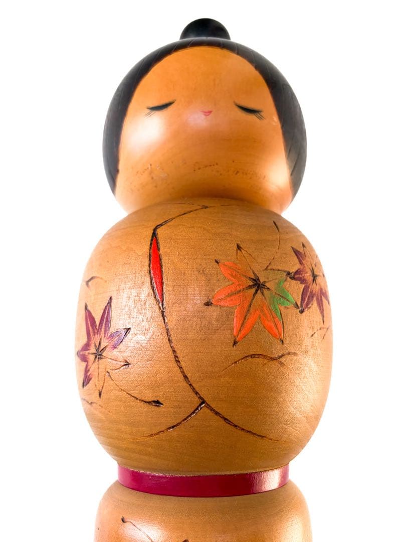 岸 貞男 Sadao 創作 こけし creative kokeshi doll