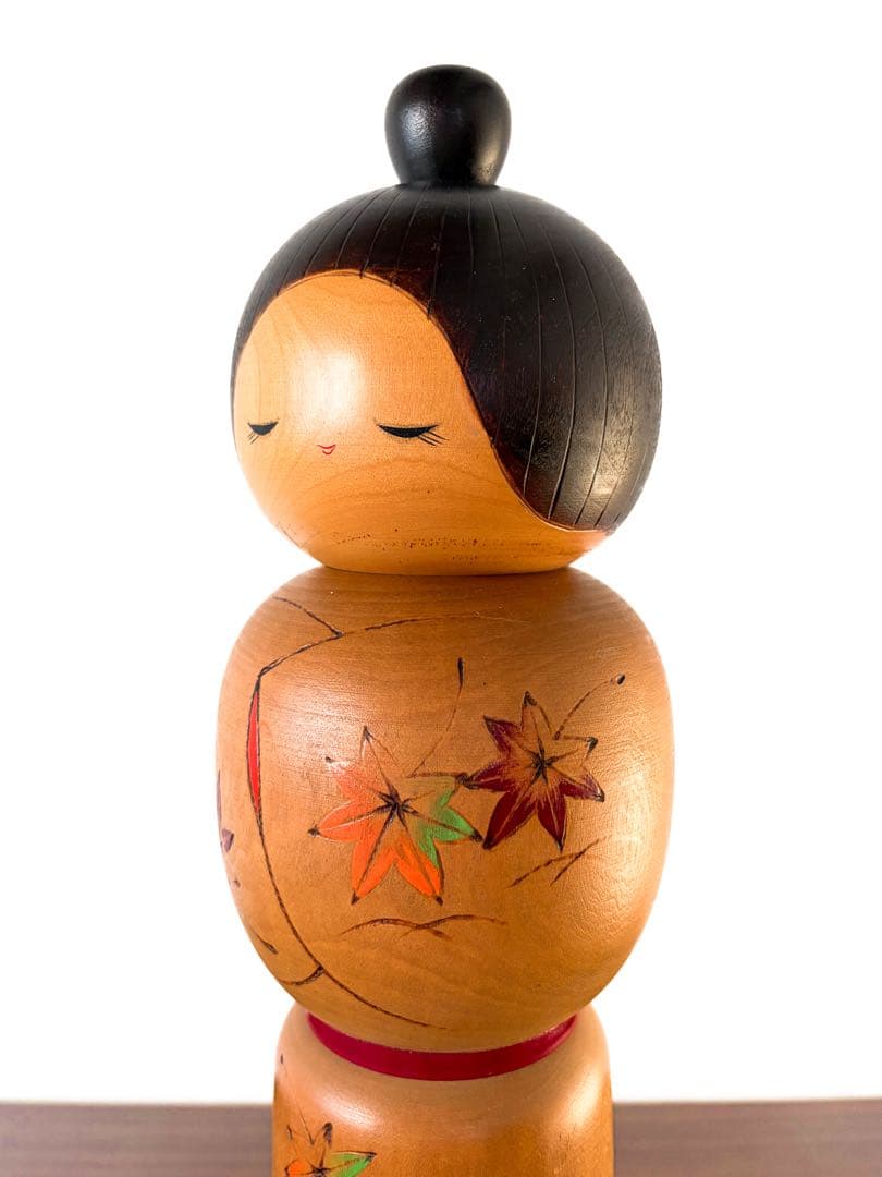岸 貞男 Sadao 創作 こけし creative kokeshi doll