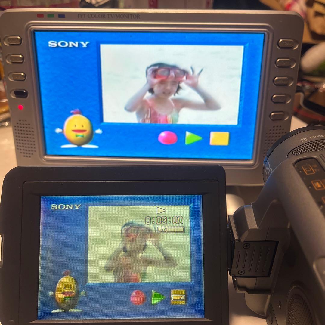 SONY VideoHi8 ビデオカメラ　CCD-TRV101 ①