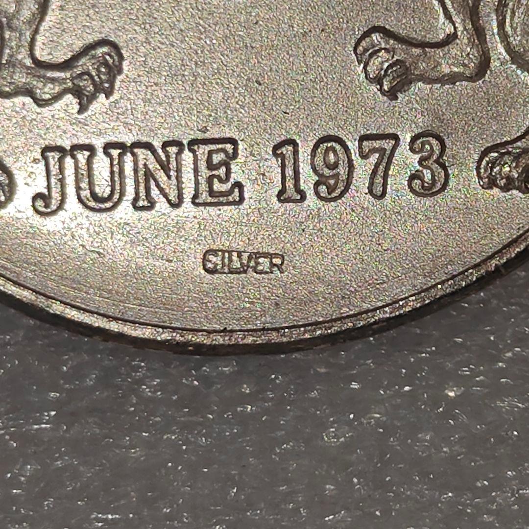 レア 1973年 ライオンズクラブ国際大会 銀メダル SILVER 刻印