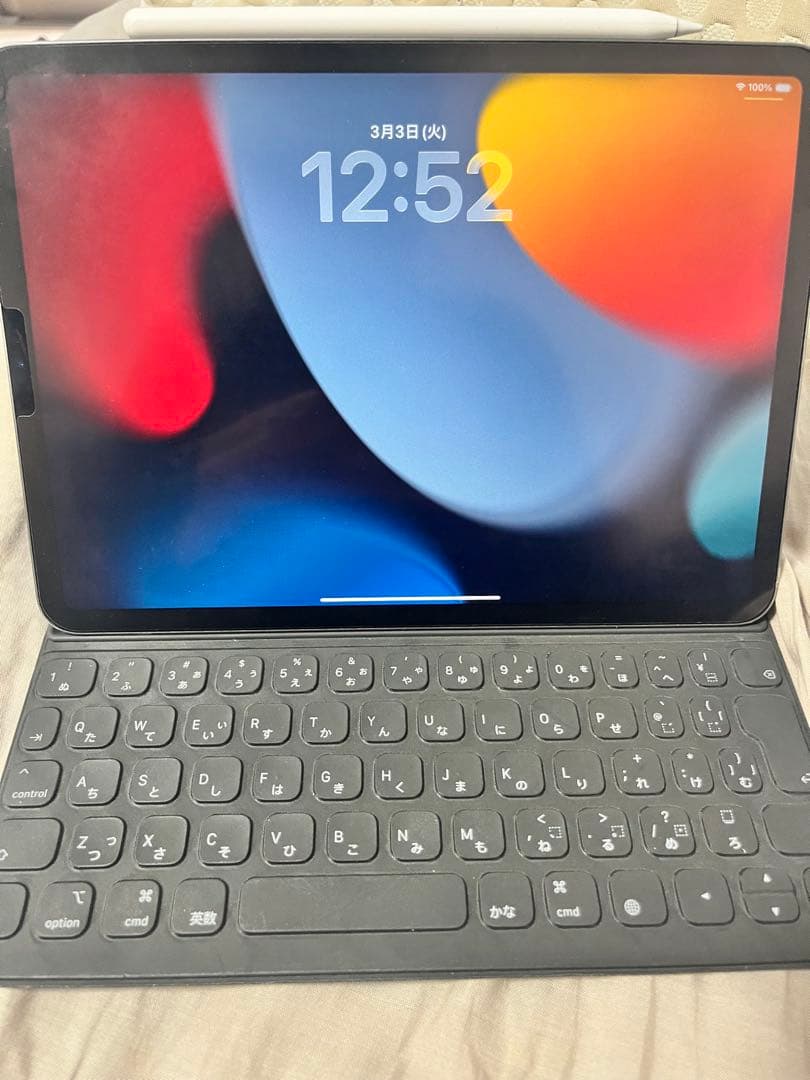 iPad Pro 第2世代 11インチ128GB、ペン、フィルム キーボードなし