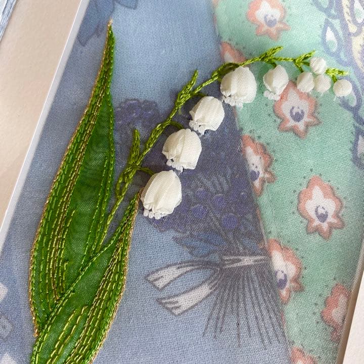 muguet すずらんのオートクチュール刺繍フレーム　B