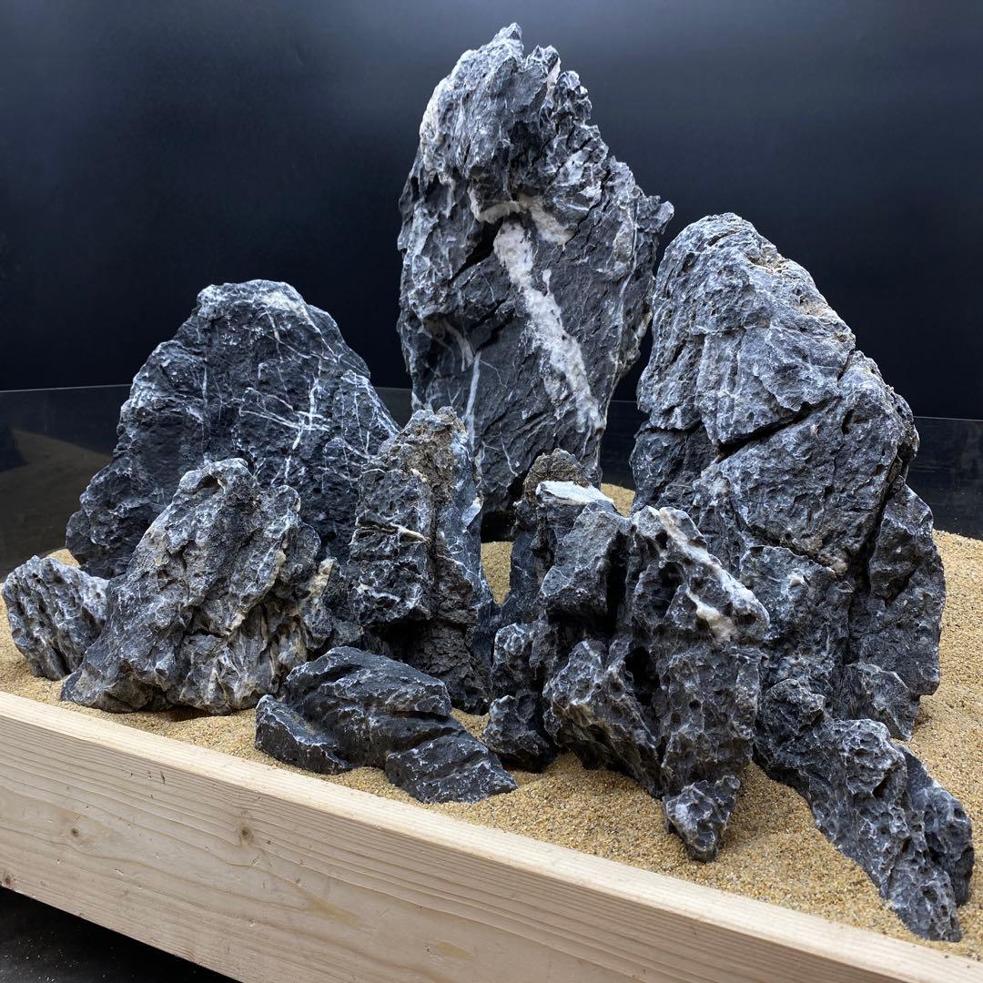 MSS-6115 青龍石12kgセット 酸処理済み龍王石　竜王石　アクアリウム