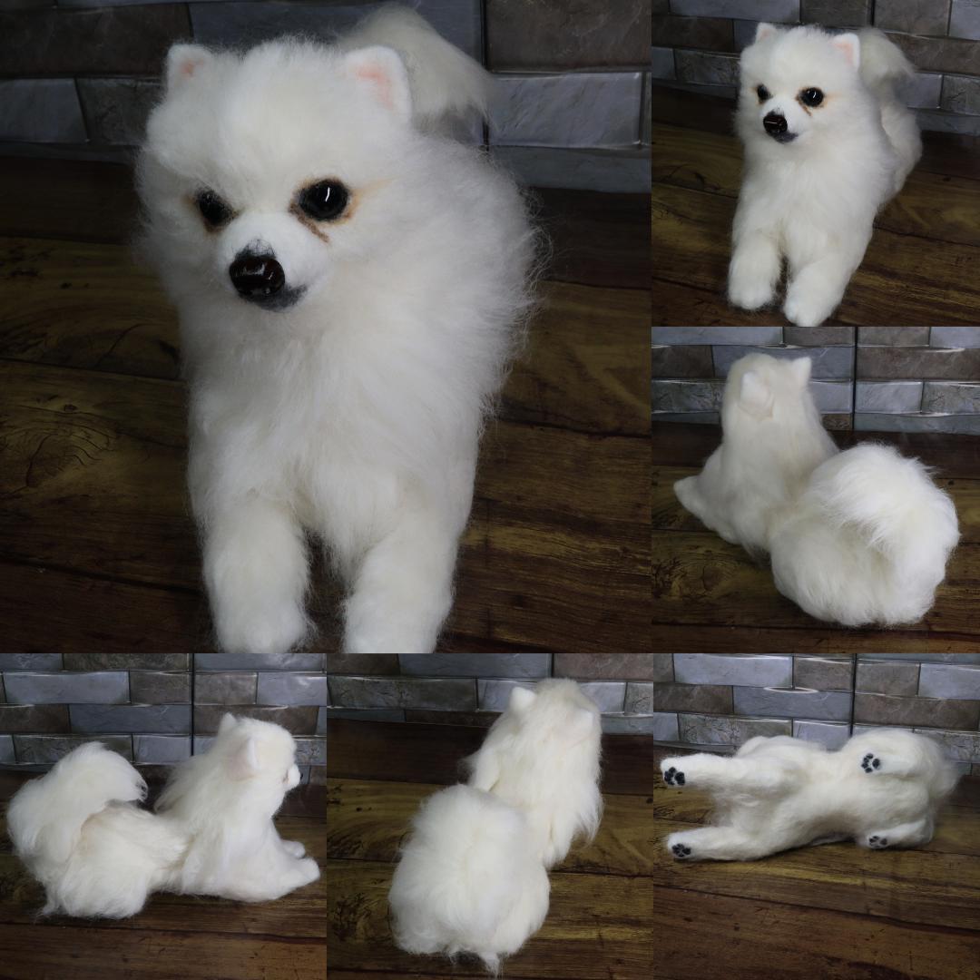 羊毛フェルト　Yrmm様確認用　ポメラニアン　犬　ハンドメイド　オーダー