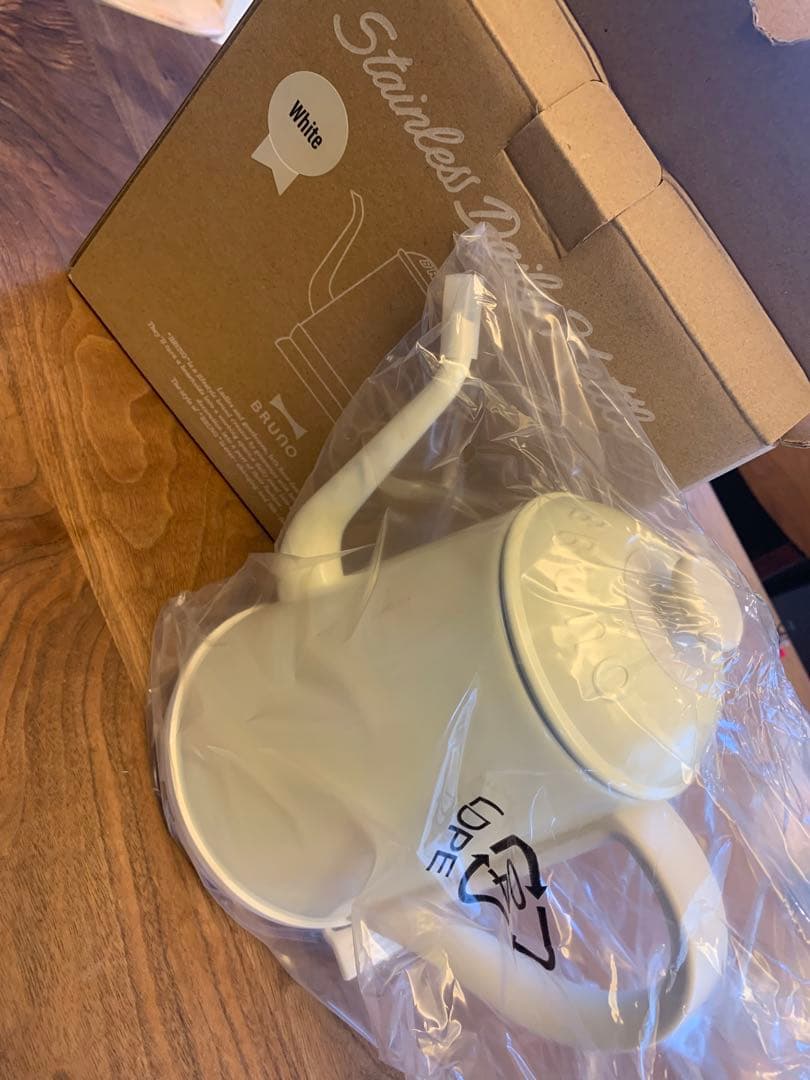 【新品】BRUNO ステンレスデイリーケトル ホワイト