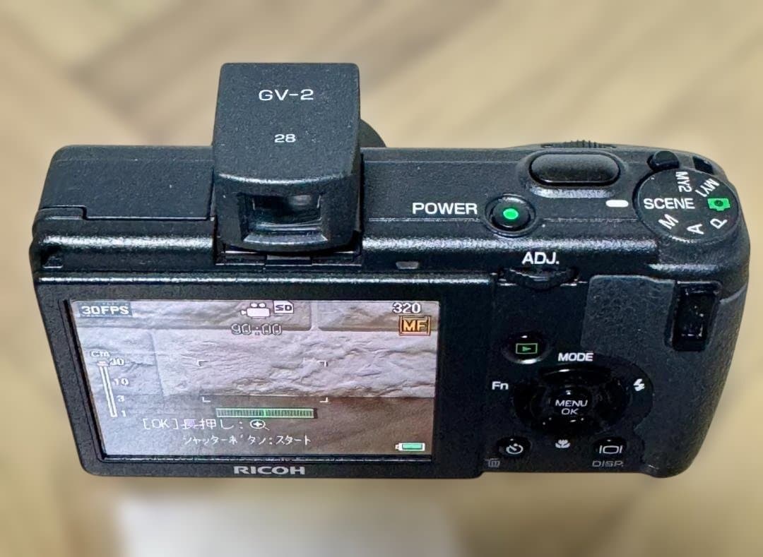 【極美品・ショット数645回】RICOH GR DIGITAL II ＋GV-2