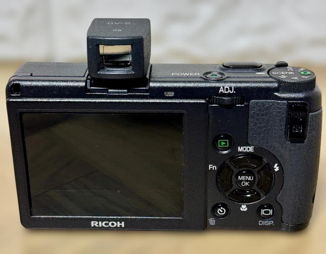 【極美品・ショット数645回】RICOH GR DIGITAL II ＋GV-2