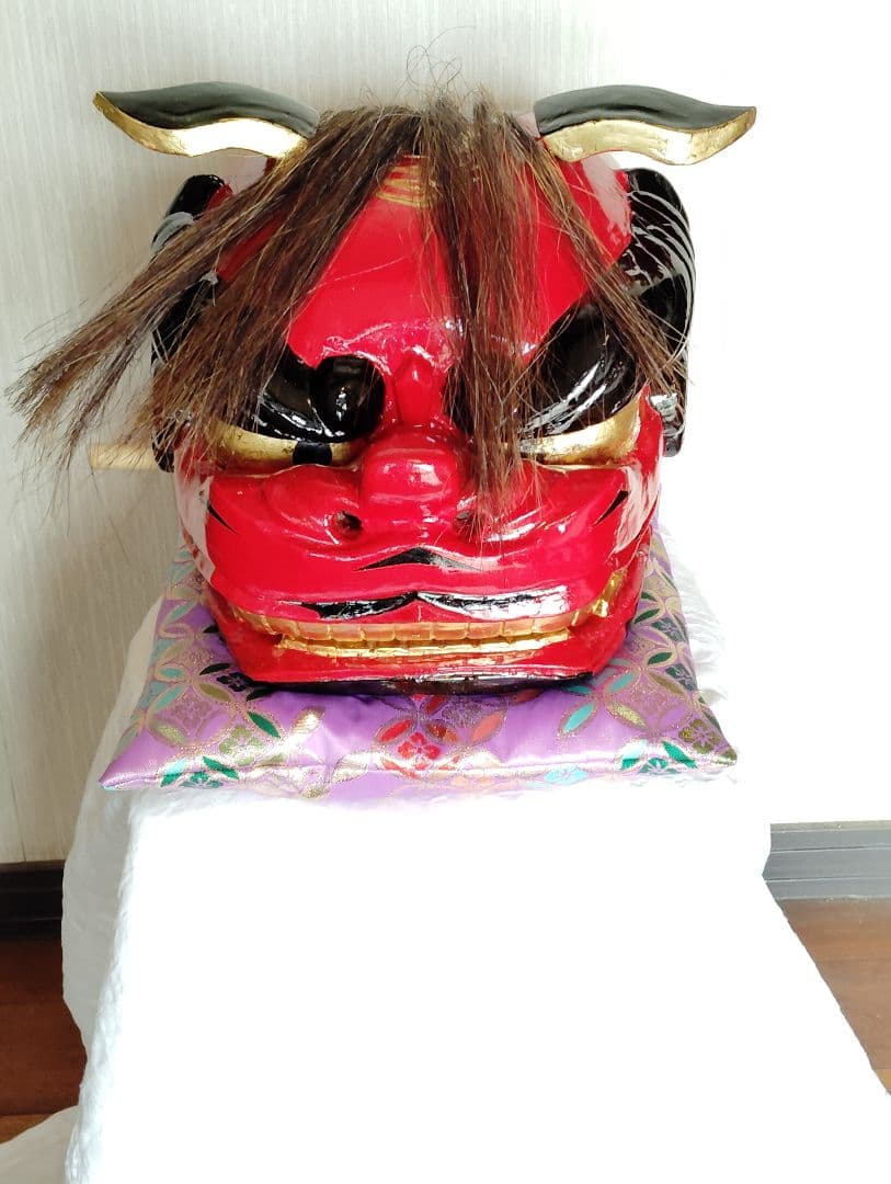 獅子頭　玄関用　魔除け　福招き