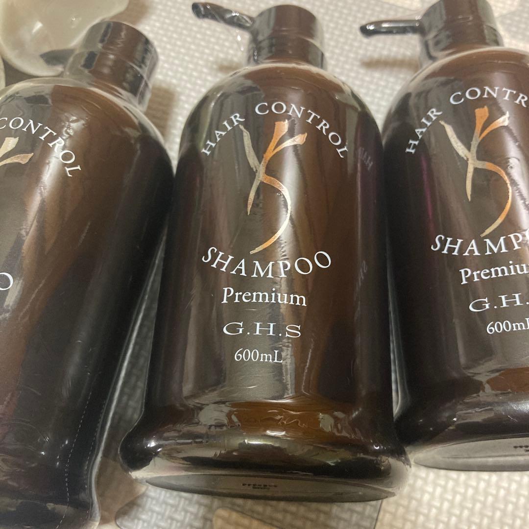 新品 GHS ヘアーコントロールシャンプー&トリートメントプレミアム　6本セット