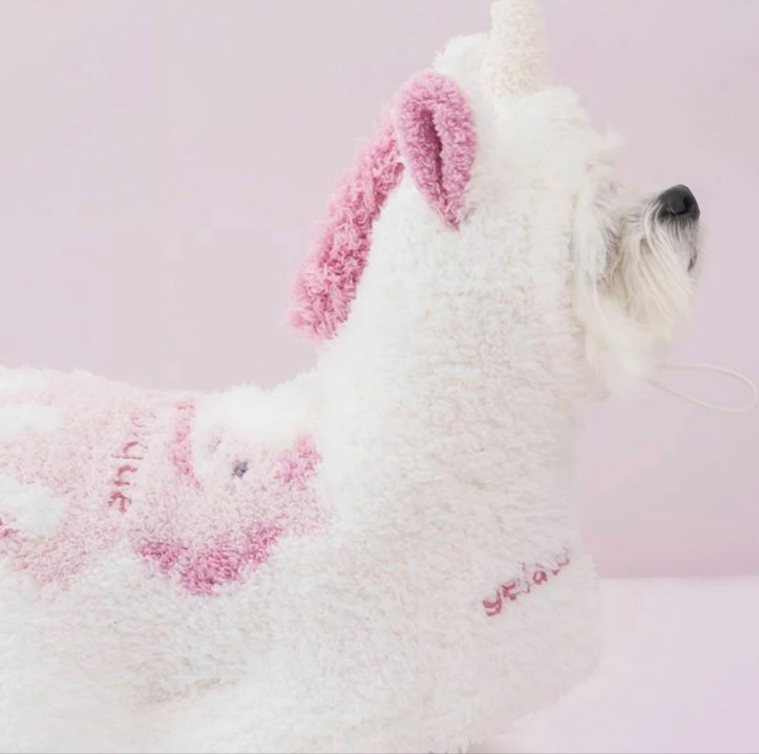 ジェラートピケ　【CAT&DOG】 ジェラートユニコーンケープ　ホワイトSサイズ