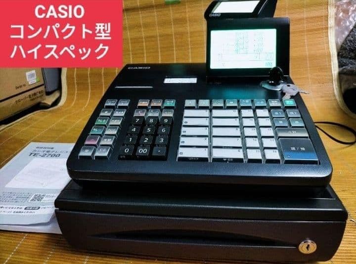 カシオレジスター　TE-2700　フル設定込み　PC連携　792055