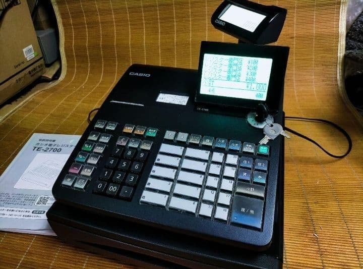 カシオレジスター　TE-2700　フル設定込み　PC連携　792055