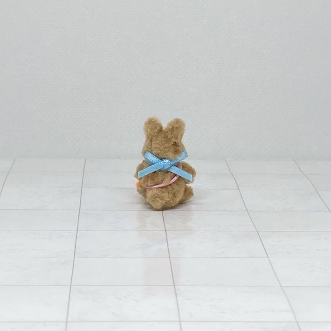 モールアート　うさぎ　キャメル　尻尾あり　ハンドメイドミニチュアぬいぐるみ