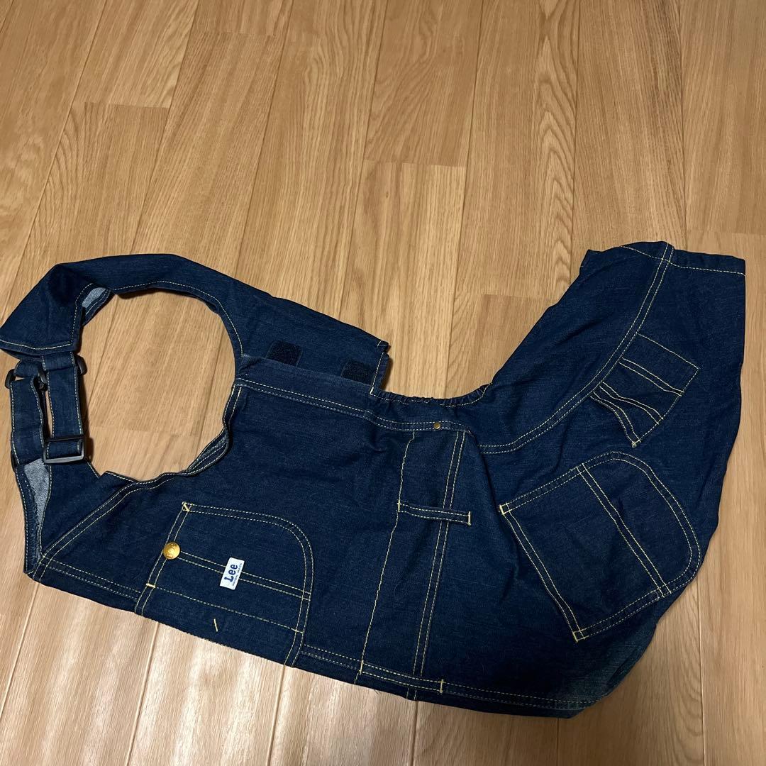 Lee ダークブルー わんわんオーバーオール　Lサイズ