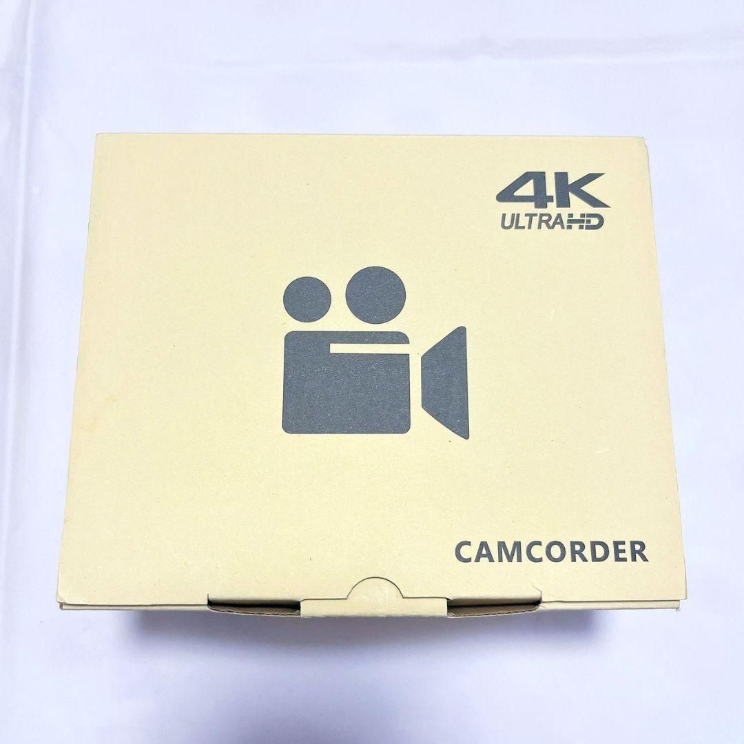 ✨4K ビデオカメラ✨YouTube 撮影 動画 カメラ 赤外線暗視 Vlog