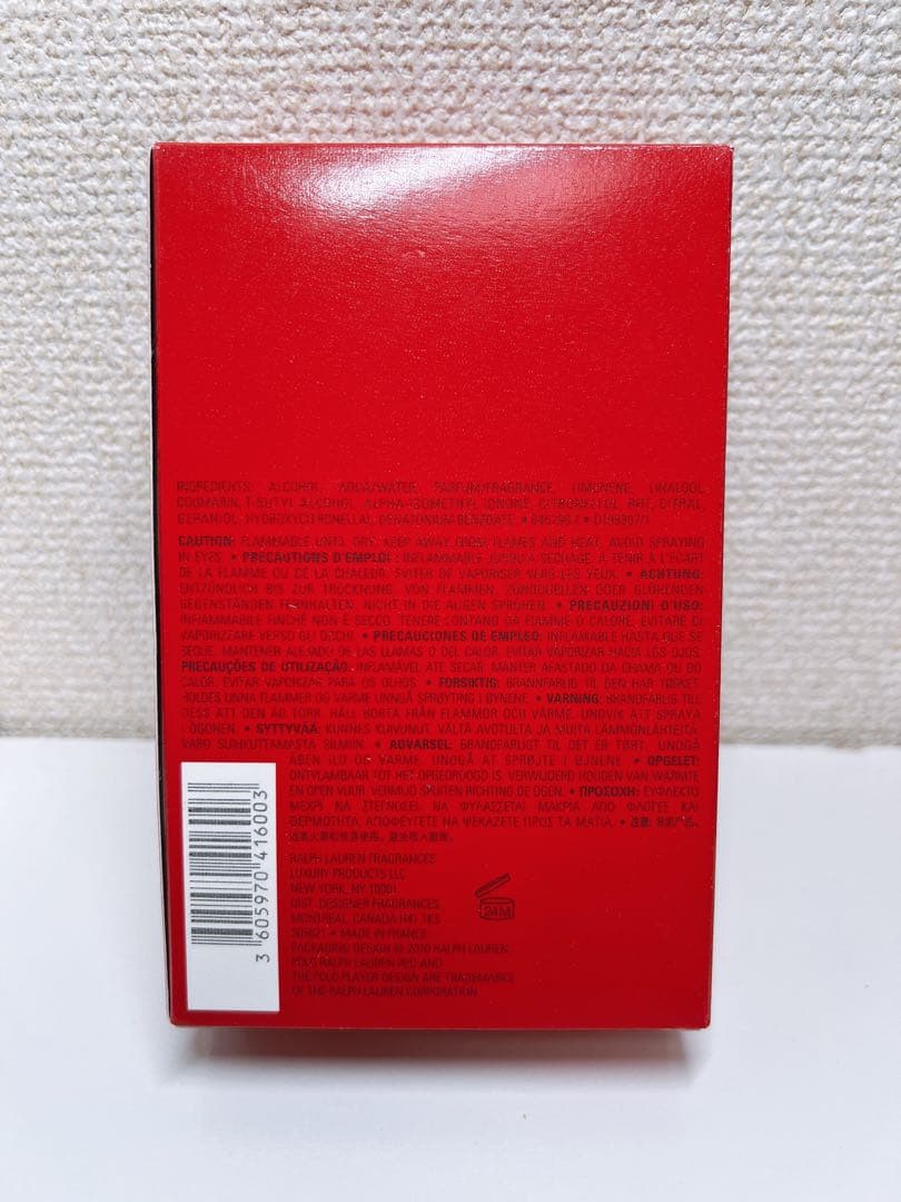 ラルフローレン ポロ レッド EDT スプレー 125ml