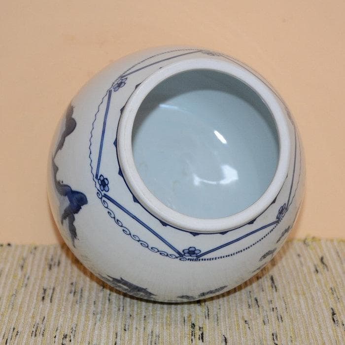 茶道具　水指　芋頭　染付　京焼　富田静山　古物　美品　送料込み