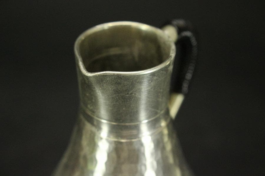 錫半 酒器揃 ちろり 盃 共箱(メ1824)