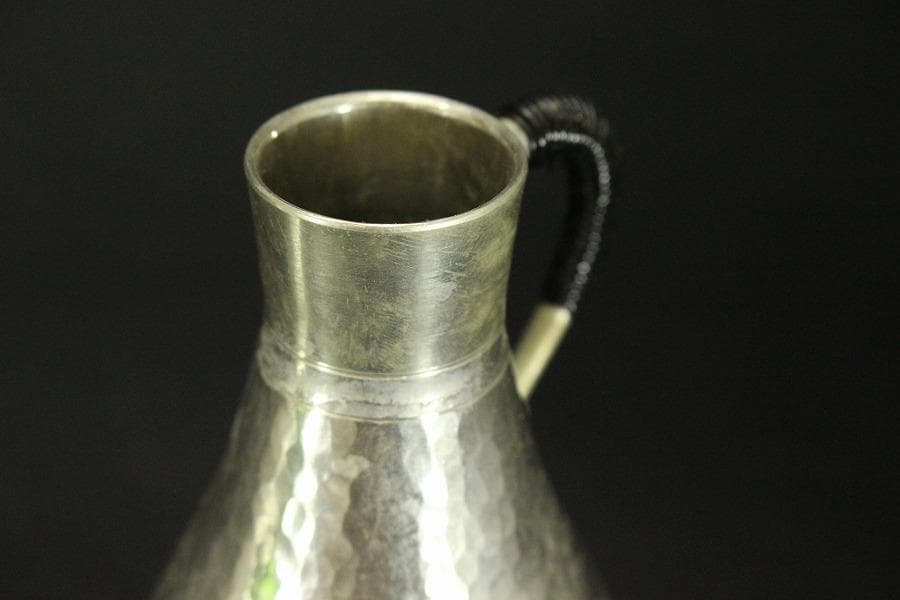 錫半 酒器揃 ちろり 盃 共箱(メ1824)
