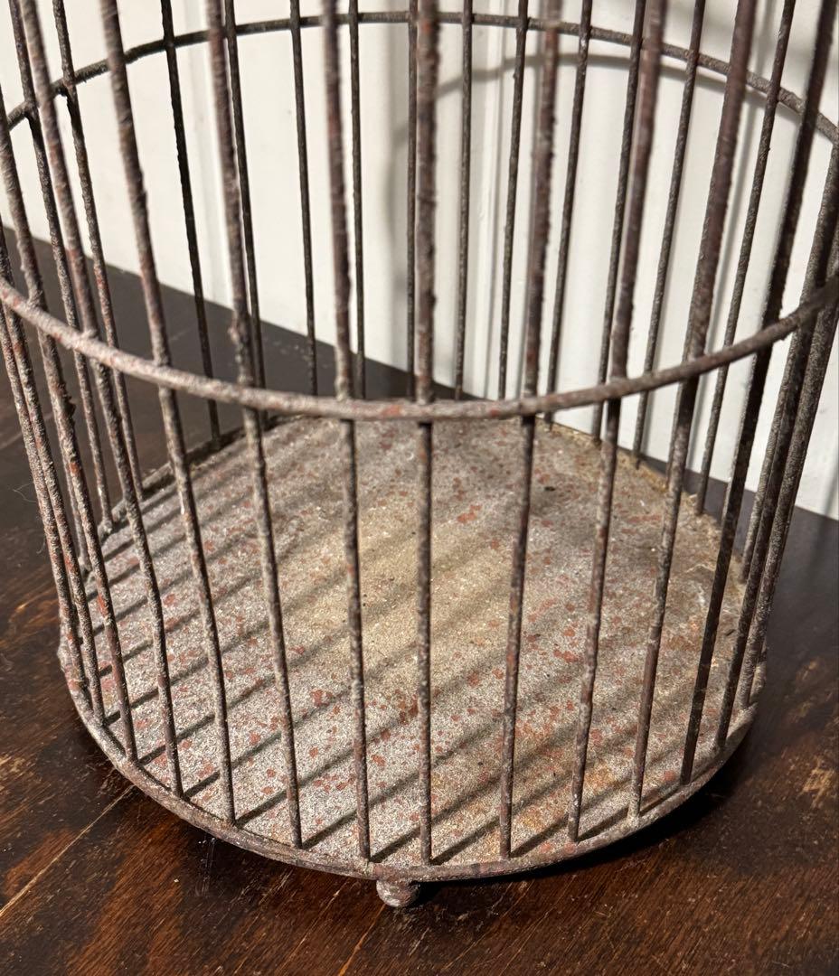ヴィンテージ　シャビー　鳥籠　鳥カゴ　店舗什器