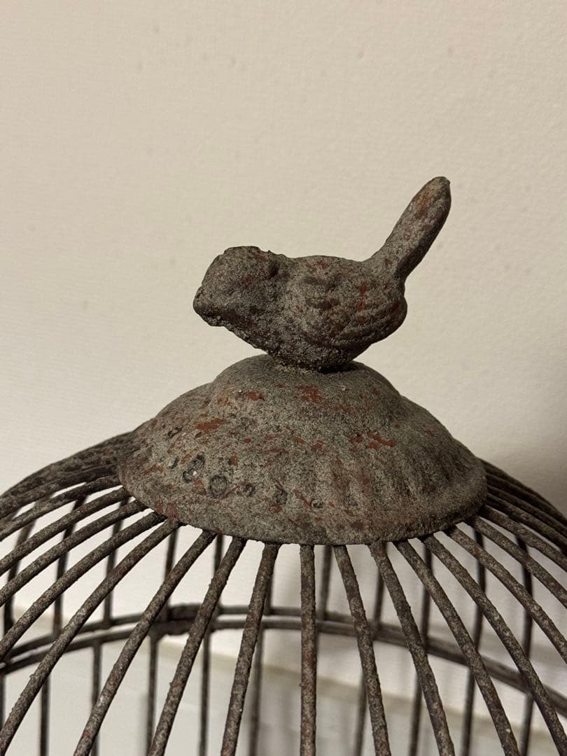 ヴィンテージ　シャビー　鳥籠　鳥カゴ　店舗什器