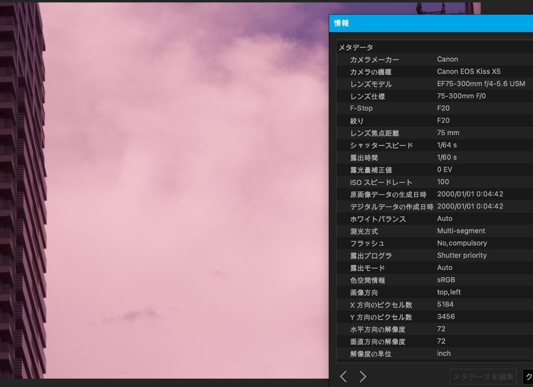 Canon Eos Kiss X5　箱あり