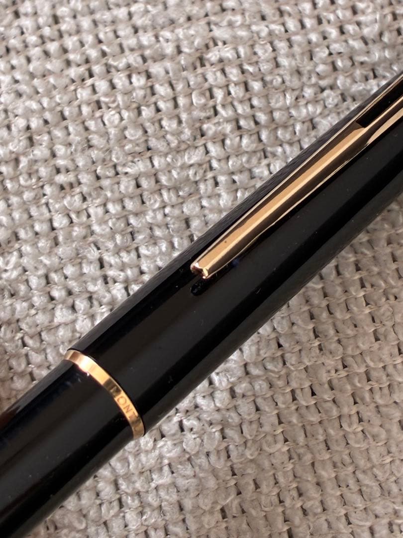 ◾️美品◾️MONT BLANC モンブラン◾️ハンマートリガー式ボールペン◾️黒/金