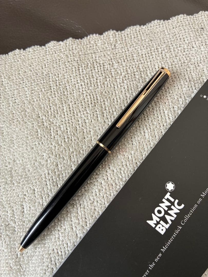 ◾️美品◾️MONT BLANC モンブラン◾️ハンマートリガー式ボールペン◾️黒/金